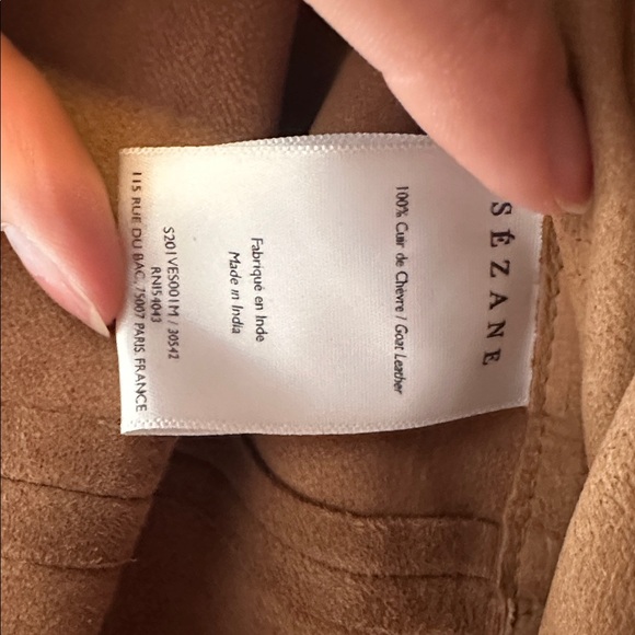 Sezane Will Suede Jacket - Picture 7 of 9
